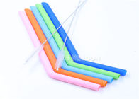 Flexible EcoFriendly Collapsible Food Grade Silicone Straws With Case